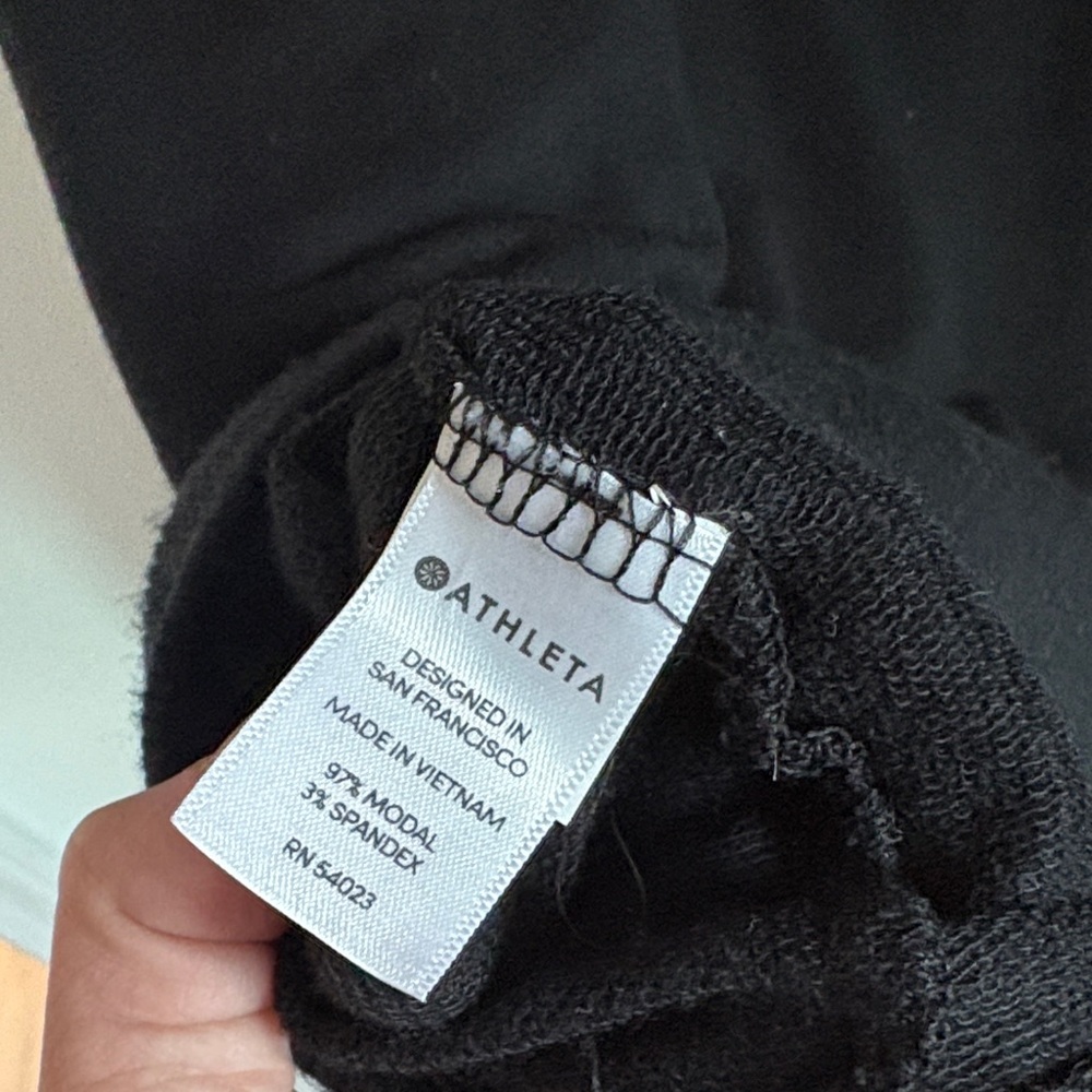 Athleta Black Cut-Out Long Sleeve Top - Picture 5 of 5